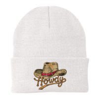 Howdy Cowboy Hat Funny Western Rodeo Knit Cap Winter Beanie