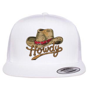 Howdy Cowboy Hat Funny Western Rodeo Flat Bill Trucker Hat