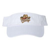 Howdy Cowboy Hat Funny Western Rodeo Valucap Bio-Washed Visor