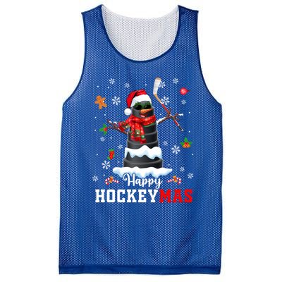 Happy Christmas Hockey Snow Sunglasses Xmas Player Gift Mesh Reversible Basketball Jersey Tank