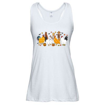 Hallowen Chicken Ladies Essential Flowy Tank