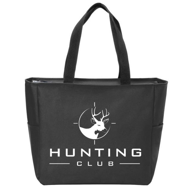 Hunting Club Zip Tote Bag