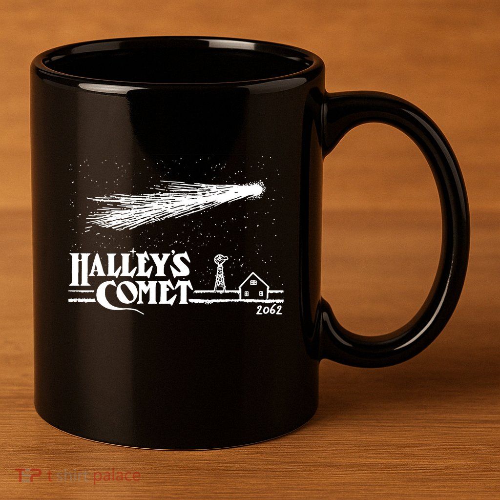 HalleyS Comet 11oz C Handle Ceramic Mug