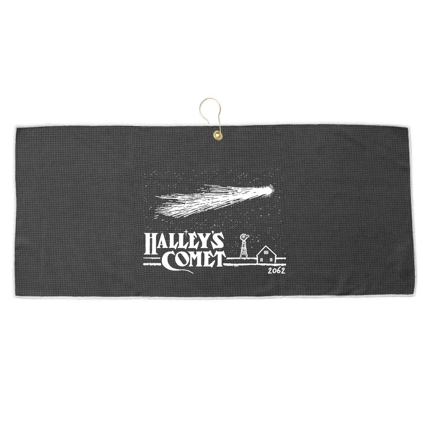 HalleyS Comet Large Microfiber Waffle Golf Towel