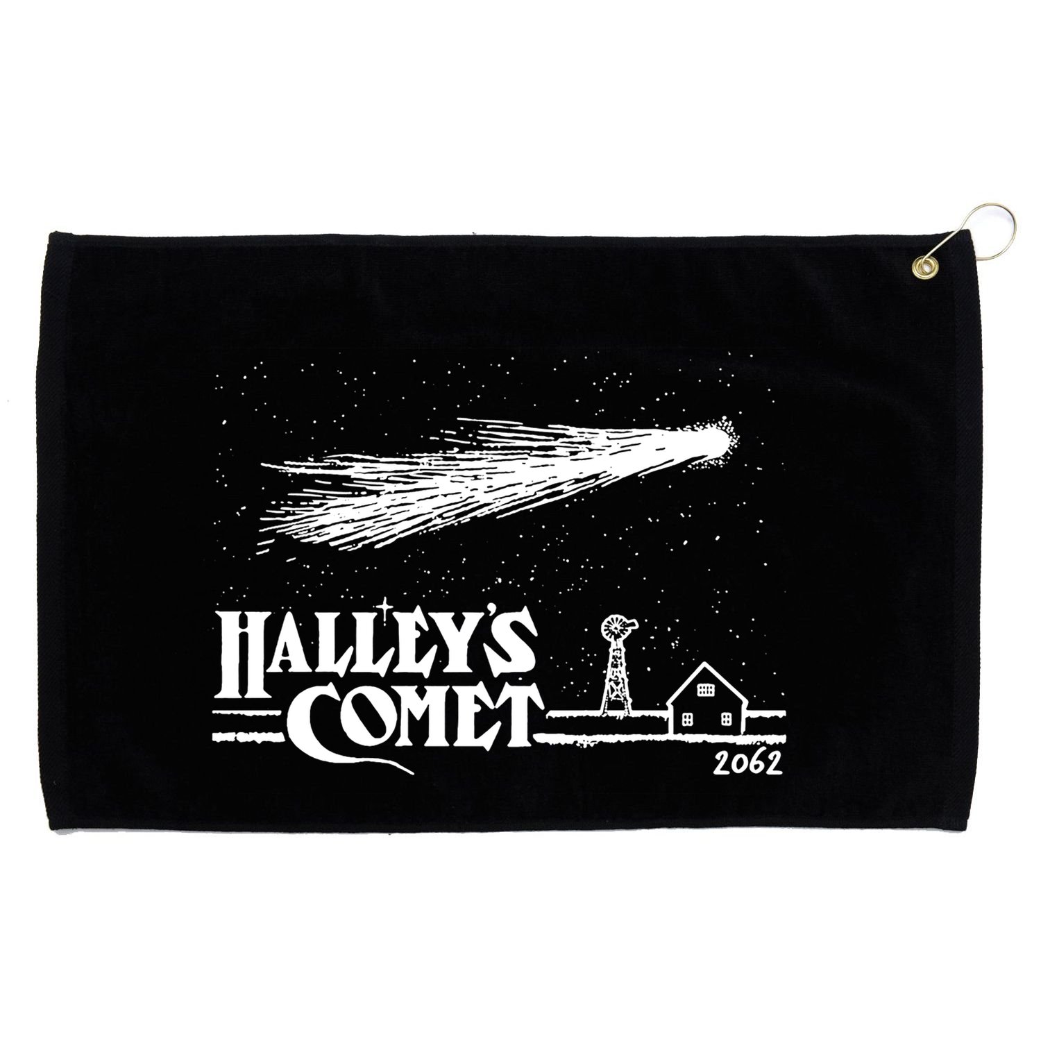 HalleyS Comet Grommeted Golf Towel