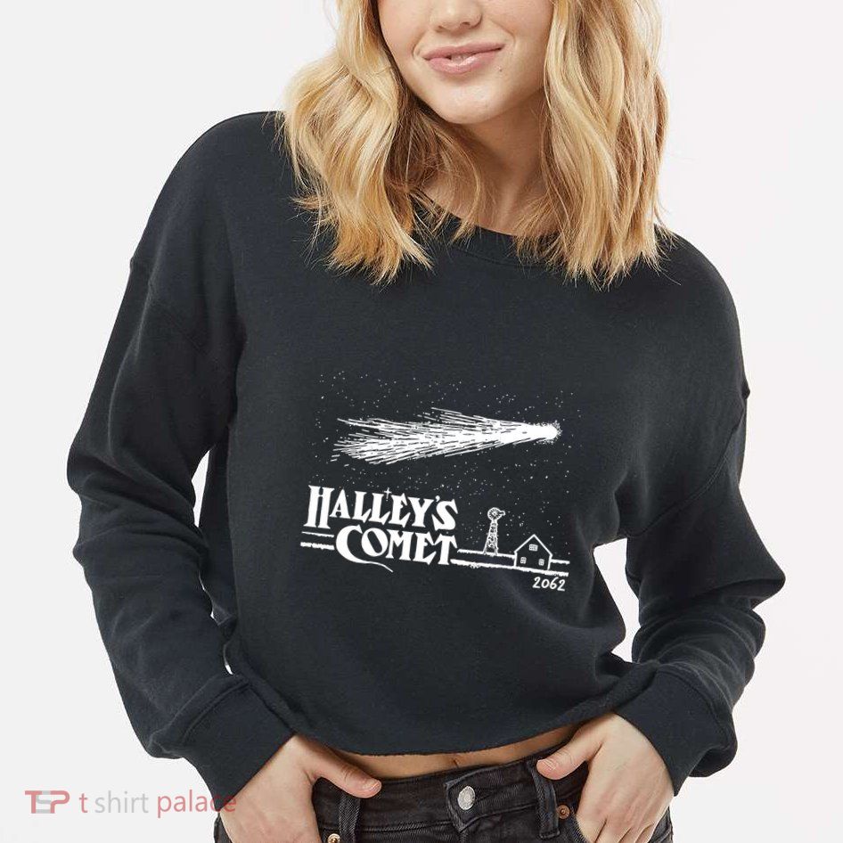 HalleyS Comet Cropped Pullover Crew