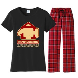 Hammerbarn Cute House Blue Dog Funny Gift For Family Women's Flannel Pajama Set