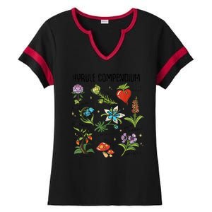 Hyrule Compendium Hyrule Floral Plants Ladies Halftime Notch Neck Tee