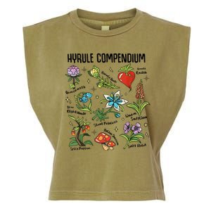 Hyrule Compendium Hyrule Floral Plants Garment-Dyed Women's Muscle Tee