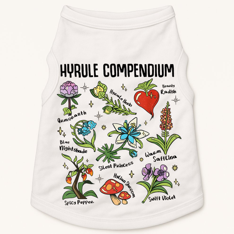 Hyrule Compendium Hyrule Floral Plants Doggie Tank