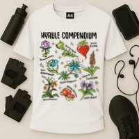 Hyrule Compendium Hyrule Floral Plants Cooling Performance Crew T-Shirt