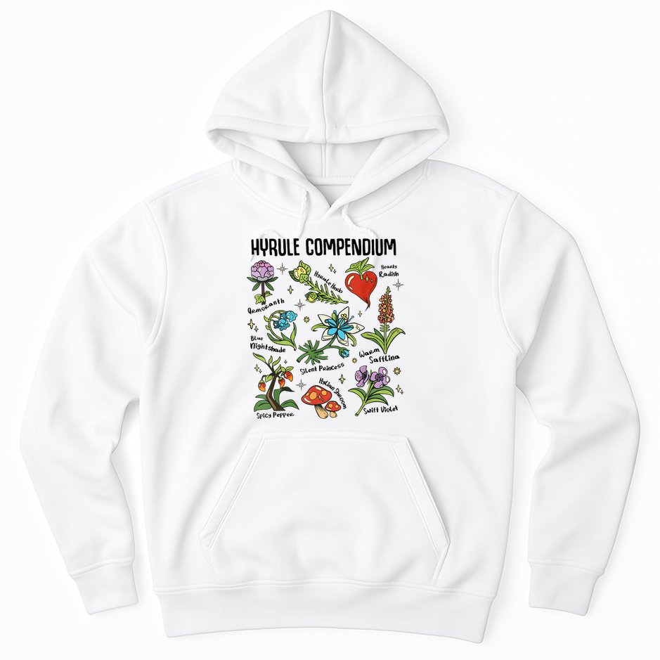 Hyrule Compendium Hyrule Floral Plants Hoodie