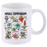 Hyrule Compendium Hyrule Floral Plants 11oz C Handle Ceramic Mug