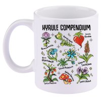 Hyrule Compendium Hyrule Floral Plants 11oz C Handle Ceramic Mug
