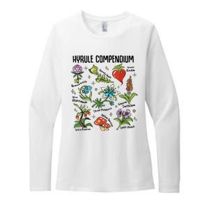 Hyrule Compendium Hyrule Floral Plants Womens CVC Long Sleeve Shirt