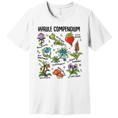 Hyrule Compendium Hyrule Floral Plants Premium T-Shirt