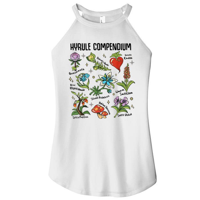 Hyrule Compendium Hyrule Floral Plants Women's Perfect Tri Rocker Tank