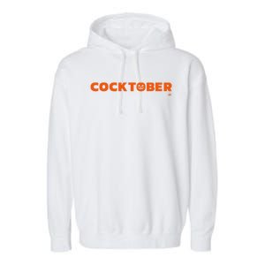 Happy Cocktober Halloween Costume Funny Halloween Garment-Dyed Fleece Hoodie