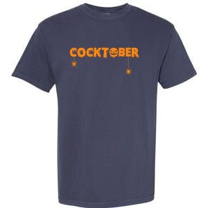 Happy Cocktober Halloween Costume Funny Halloween Garment-Dyed Heavyweight T-Shirt