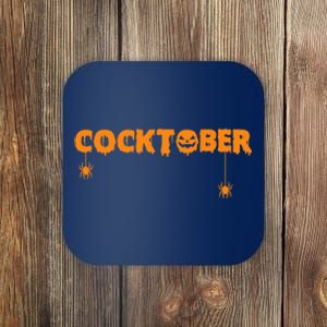 Happy Cocktober Halloween Costume Funny Halloween Coaster