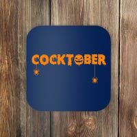 Happy Cocktober Halloween Costume Funny Halloween Coaster