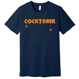 Happy Cocktober Halloween Costume Funny Halloween Premium T-Shirt