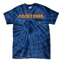 Happy Cocktober Halloween Costume Funny Halloween Tie-Dye T-Shirt