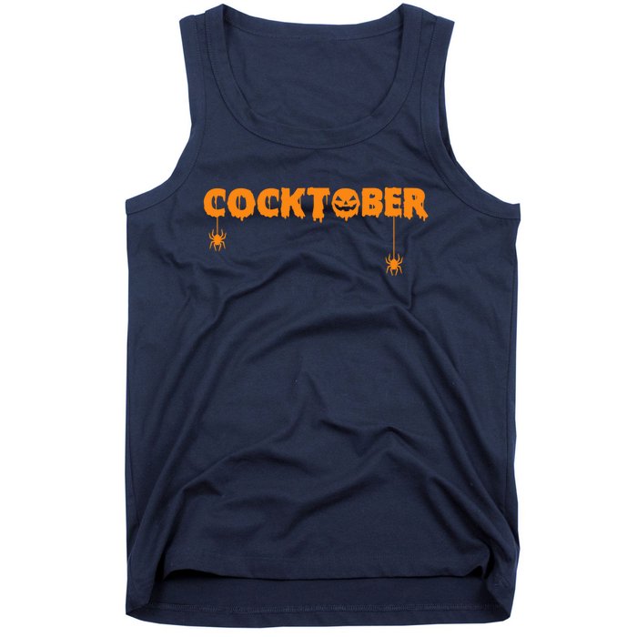 Happy Cocktober Halloween Costume Funny Halloween Tank Top