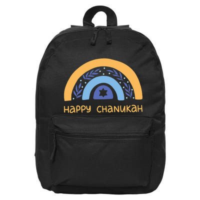 Happy Chanukah  Hanukkah  16 in Basic Backpack