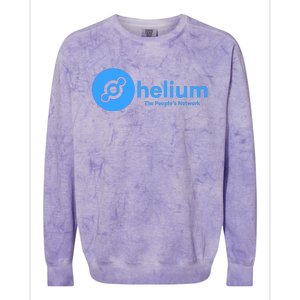 Helium Crypto HODL HNT Token, Helium Miner, People’s Network Colorblast Crewneck Sweatshirt