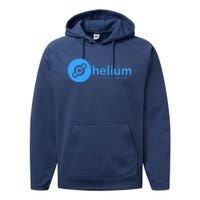 Helium Crypto HODL HNT Token, Helium Miner, People’s Network Performance Fleece Hoodie