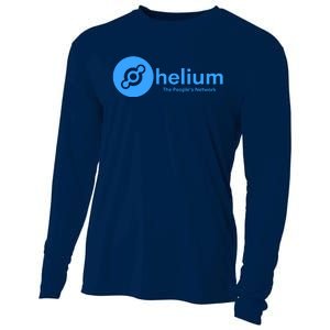 Helium Crypto HODL HNT Token, Helium Miner, People’s Network Cooling Performance Long Sleeve Crew