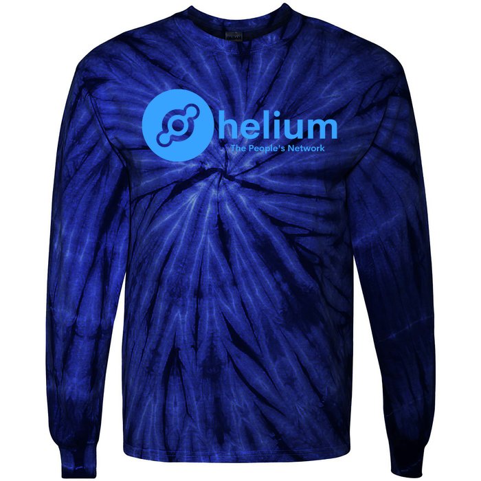 Helium Crypto HODL HNT Token, Helium Miner, People’s Network Tie-Dye Long Sleeve Shirt