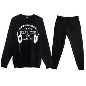 Headset CanT Hear You IM Gaming Premium Crewneck Sweatsuit Set