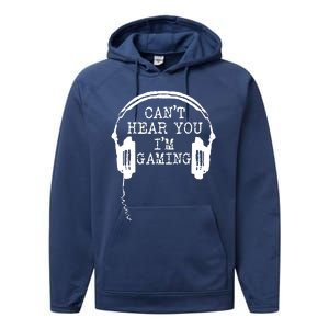 Headset CanT Hear You IM Gaming Performance Fleece Hoodie