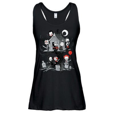 Horror Clubhouse Ladies Essential Flowy Tank