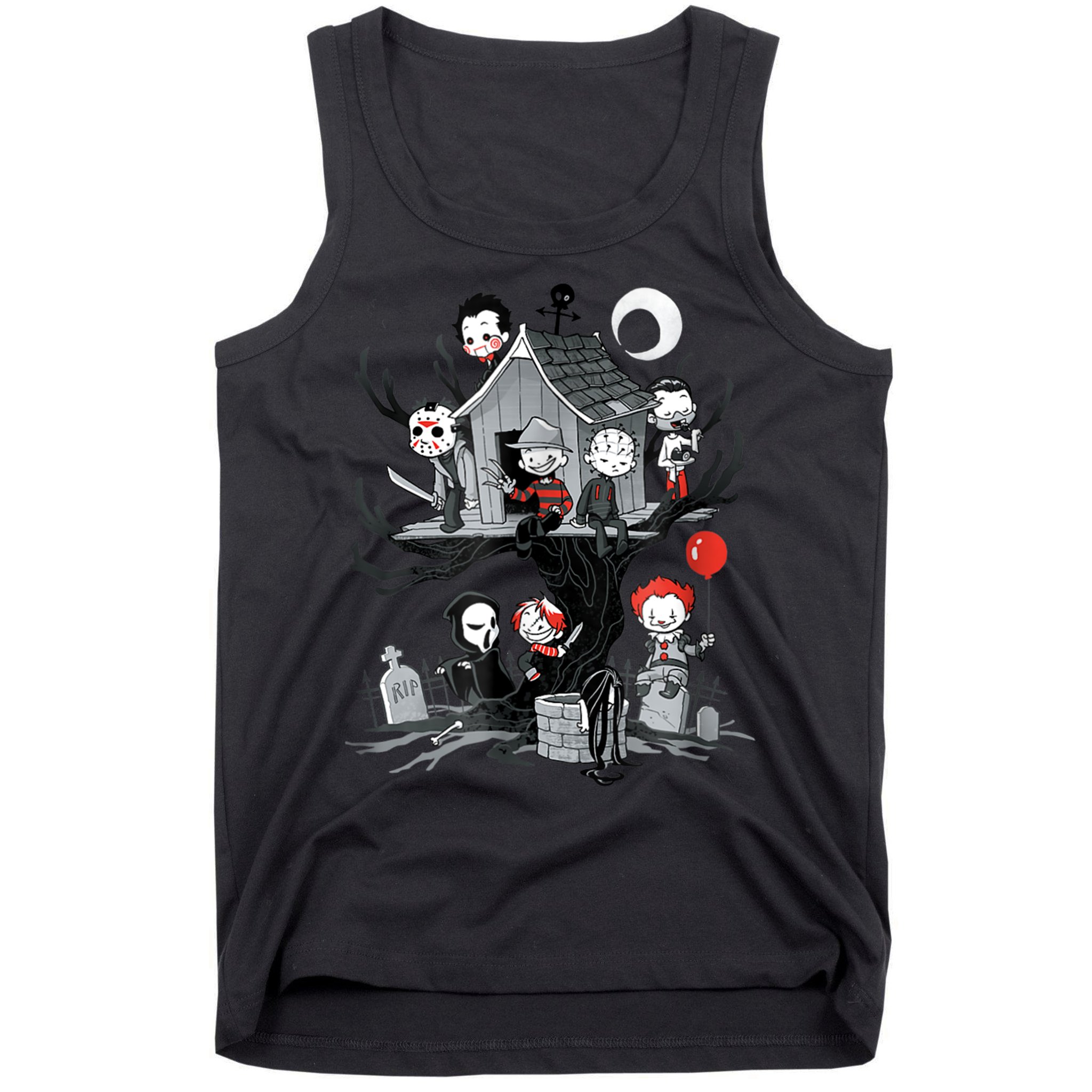 Horror Clubhouse Tank Top