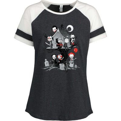 Horror Clubhouse Enza Ladies Jersey Colorblock Tee