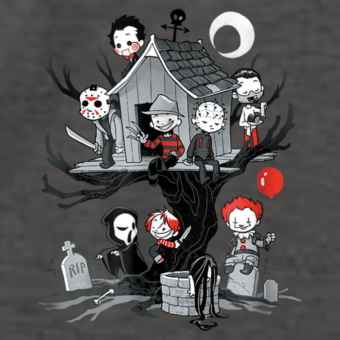 Horror Clubhouse Vector Backpack