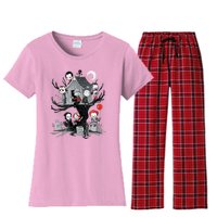 Horror Clubhouse Women's Flannel Pajama Set