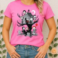 Horror Clubhouse Womens T-Shirt