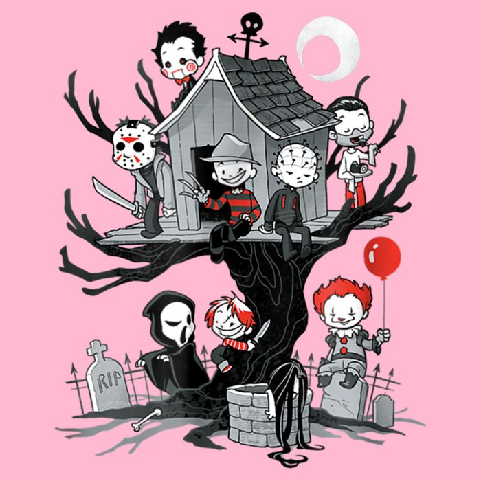 Horror Clubhouse Womens T-Shirt