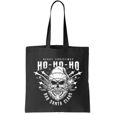 Heavy Christmas Ho Ho Ho Bad Santa Club Heavy Metal Bag