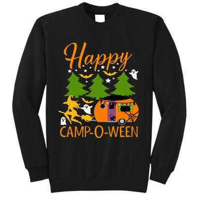 Happy CampOWeen Halloween Camping Camper Sweatshirt