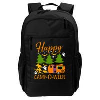 Happy CampOWeen Halloween Camping Camper Daily Commute Backpack