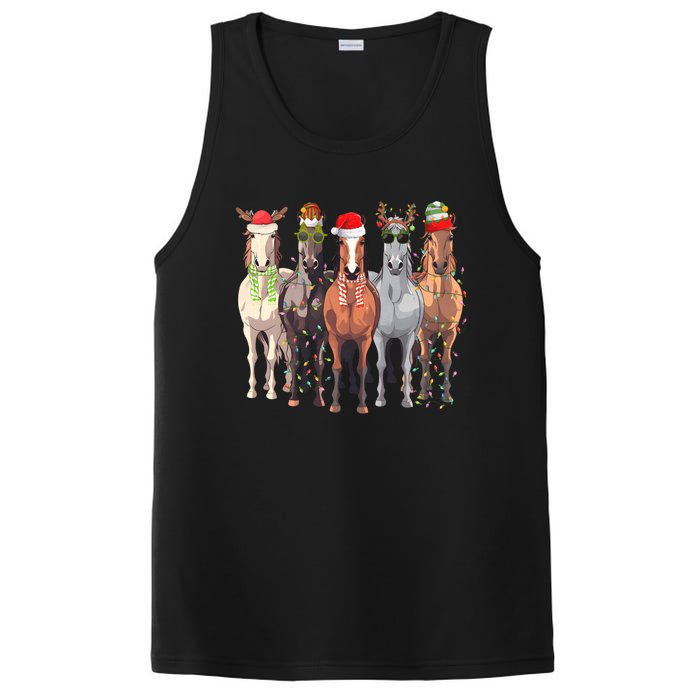 Horses Christmas PosiCharge Competitor Tank