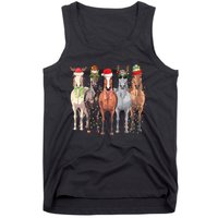 Horses Christmas Tank Top