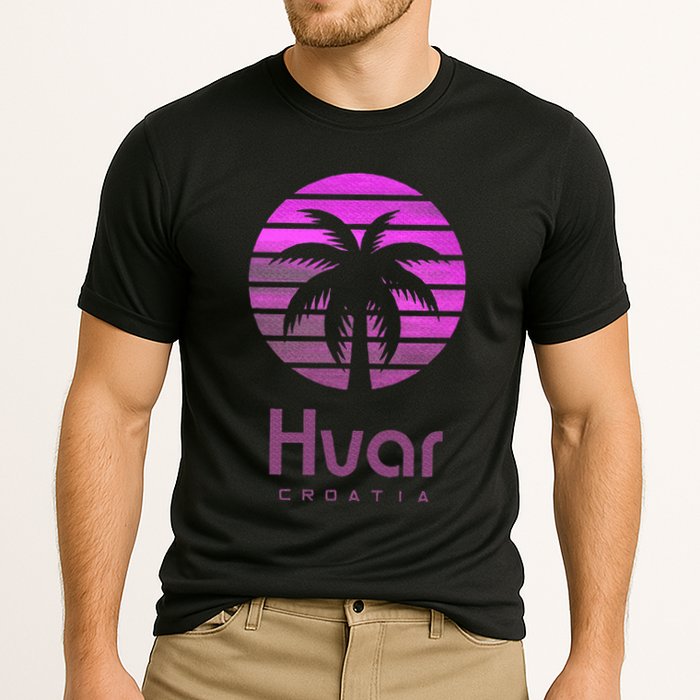 Hvar Croatia Cooling Performance Crew T-Shirt