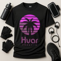 Hvar Croatia Cooling Performance Crew T-Shirt