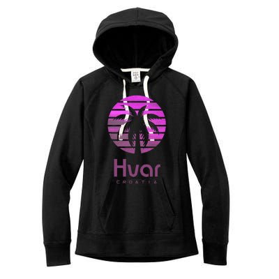 Hvar Croatia Women's Fleece Hoodie